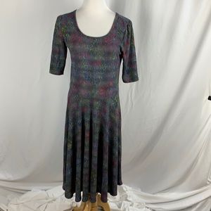 LuLaRoe Nicole Short Sleeve Paisley Print Dress